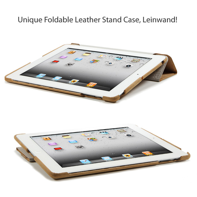 【ipad2 ケース】SGP Leather Case Leinwand for iPad2 Blackサブ画像