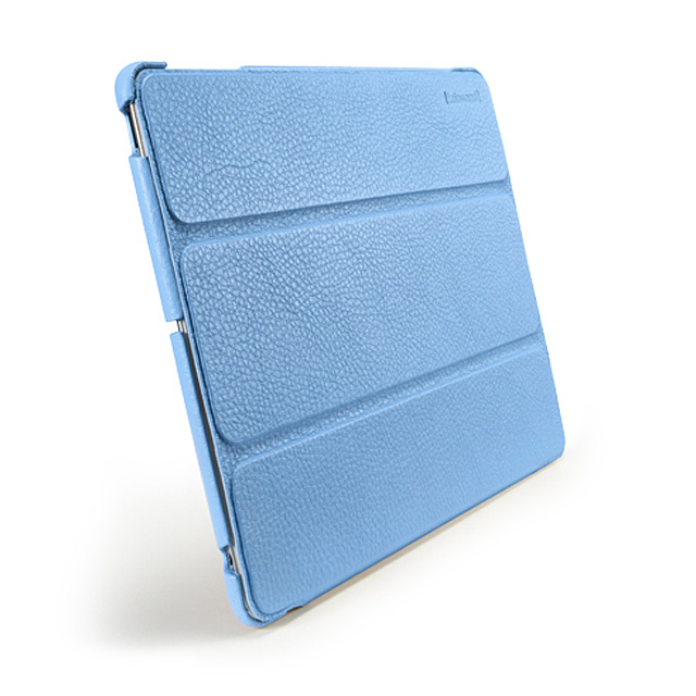 【ipad2 ケース】SGP Leather Case Leinwand for iPad2 Tender Blueサブ画像