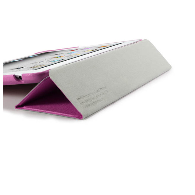 【ipad2 ケース】SGP Leather Case Leinwand for iPad2 Sherbet Pinkサブ画像