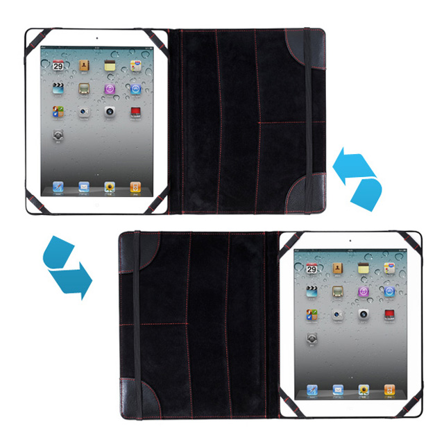 【iPad(第3世代/第4世代) iPad2 ケース】MacGizmo iCross Blackgoods_nameサブ画像