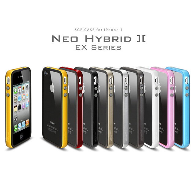 【iPhone4 ケース】SGP Case Neo Hybrid EX2 for iPhone4 Satin Silverサブ画像