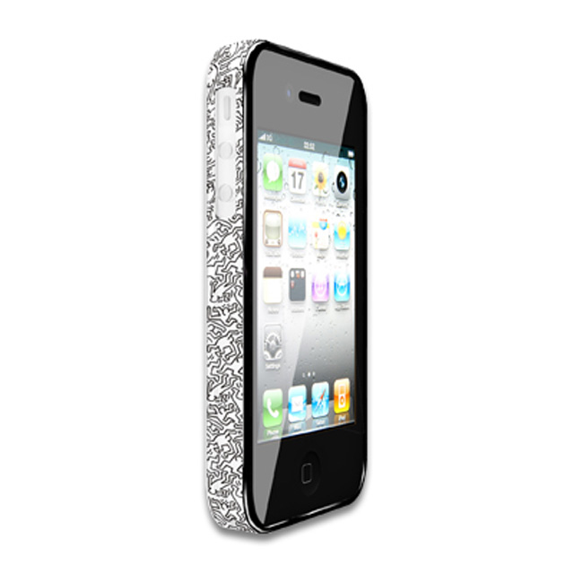 【iPhone4 ケース】Keith Haring Collection Bezel Case for iPhone4 People Whiteサブ画像