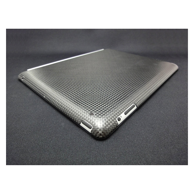 【iPad2 ケース】monCarbone リアルカーボンケース Mystery Black SM001MYサブ画像