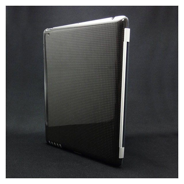 【iPad2 ケース】monCarbone リアルカーボンケース Midnight Black SM002MIgoods_nameサブ画像
