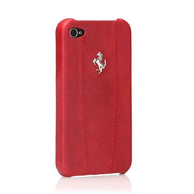 【iPhone4S/4 ケース】Ferrari GT Leather Modena Case for iPhone 4 レッドサブ画像