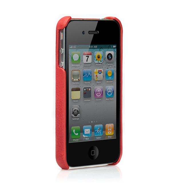 【iPhone4S/4 ケース】Ferrari GT Leather Modena Case for iPhone 4 レッドgoods_nameサブ画像