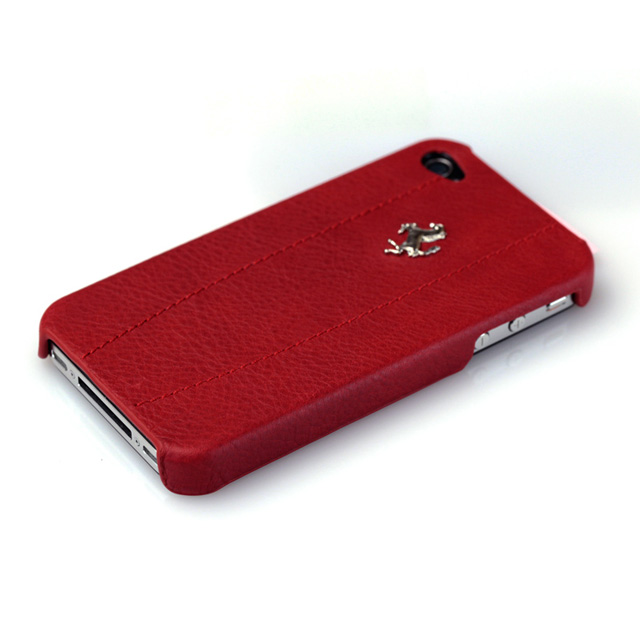 【iPhone4S/4 ケース】Ferrari GT Leather Modena Case for iPhone 4 レッドgoods_nameサブ画像