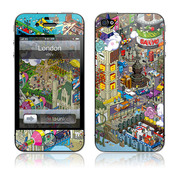 【iPhone4S/4 スキンシール】London by e-b...