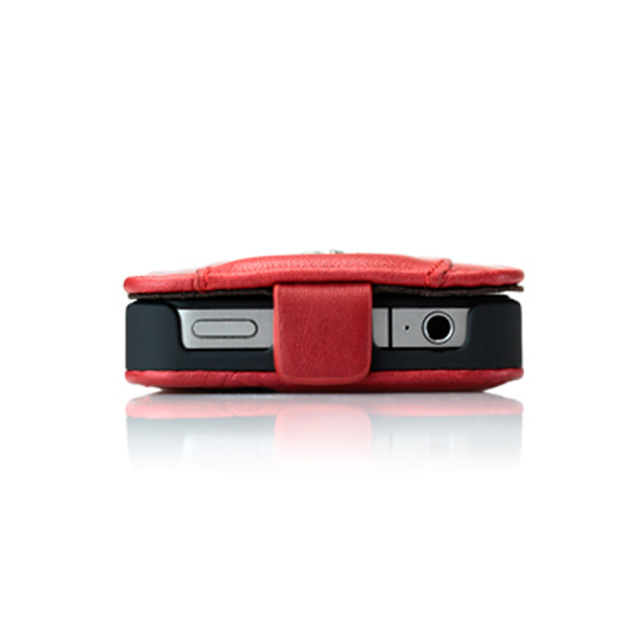 【iPhone4S/4 ケース】Ferrari GT Leather Modena Flip Case for iPhone 4 レッドgoods_nameサブ画像