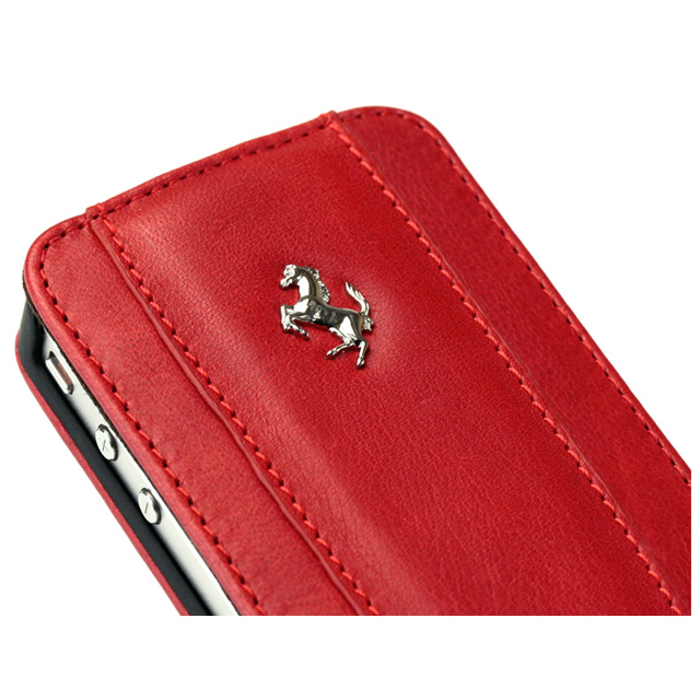 【iPhone4S/4 ケース】Ferrari GT Leather Modena Flip Case for iPhone 4 レッドgoods_nameサブ画像