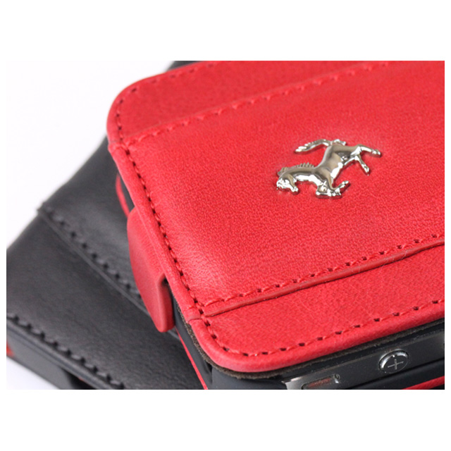 【iPhone4S/4 ケース】Ferrari GT Leather Modena Flip Case for iPhone 4 レッドgoods_nameサブ画像