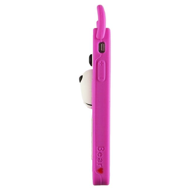 【iPhone4】iburg Full Protection Silicon Bear, Grape Purpleサブ画像