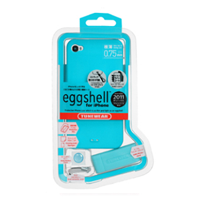 【iPhone4S/4 ケース】eggshell for iPhone 4S/4 ターコイズ