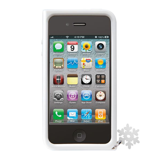 iPhone 4S/4 Creatures： Snowman Case, Whiteサブ画像