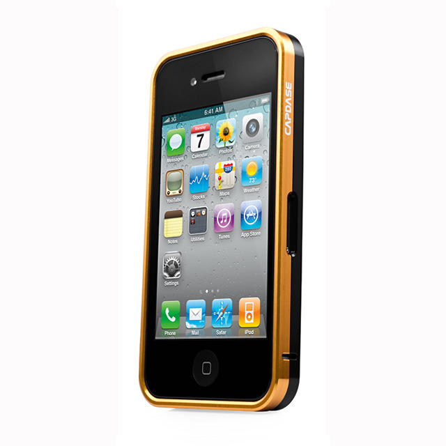 CAPDASE iPhone 4S / 4 Alumor Bumper Duo Frame, Gold / Black