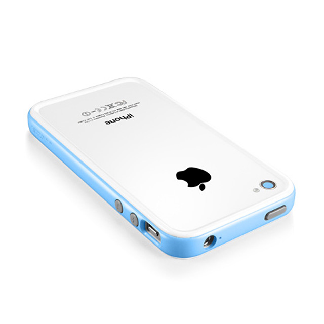【iPhone4S/4 ケース】Neo Hybrid2S Snow Series [Tender Blue]サブ画像