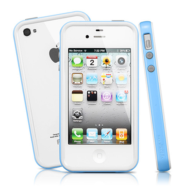 【iPhone4S/4 ケース】Neo Hybrid2S Snow Series [Tender Blue]サブ画像
