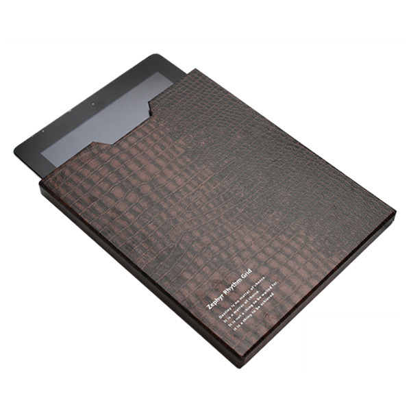 【iPad2 ケース】SMATEGO Crocodile Brown for iPad2