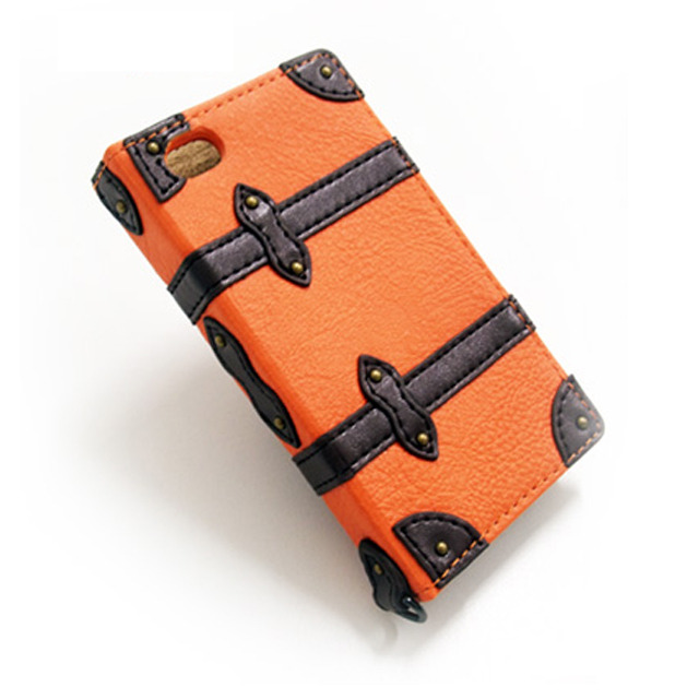【iPhone4 ケース】Trolley Case for iPhone4/4S (Orange)