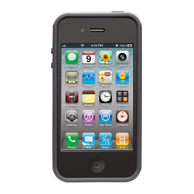 Case-Mate iPhone 4S / 4 Pop! ハイブリッド シームレス ケース, White/Cool Greyサブ画像