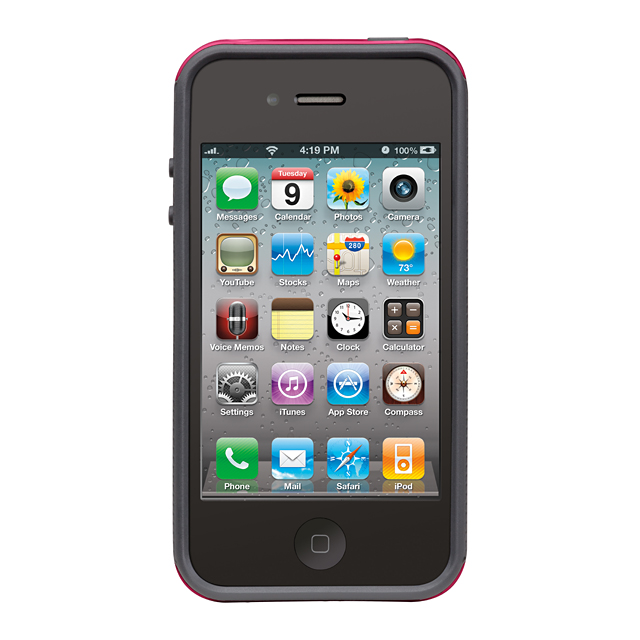 Case-Mate iPhone 4S / 4 Pop! ハイブリッド シームレス ケース, Fuchsia(Pink) / Cool Grayサブ画像