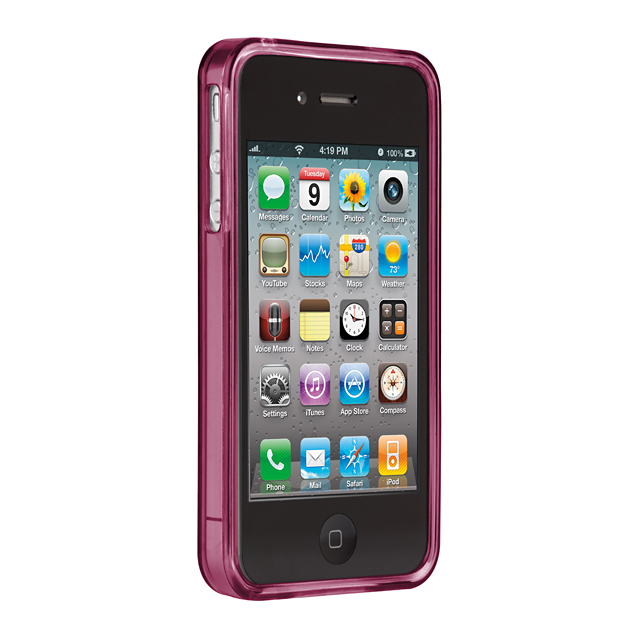 Case-Mate iPhone 4S / 4 Gelli Case ： Houndstooth - Pinkサブ画像