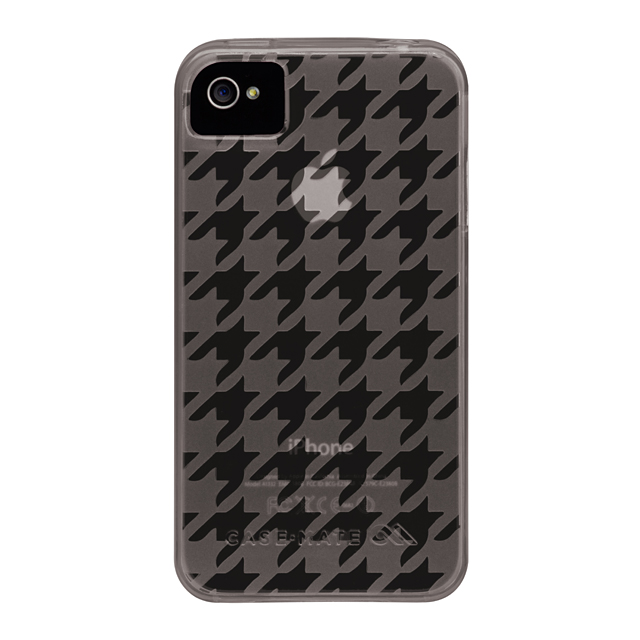 Case-Mate iPhone 4S / 4 Gelli Case ： Houndstooth - Graygoods_nameサブ画像