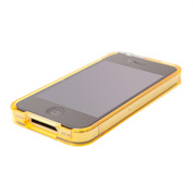 【iPhone4S/4】Exoclear Edge バンパーケース イエロー