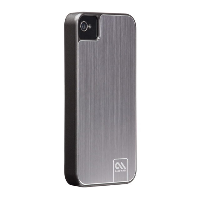 Case-Mate iPhone 4S / 4 Barely There Case Brushed Aluminum, Silver