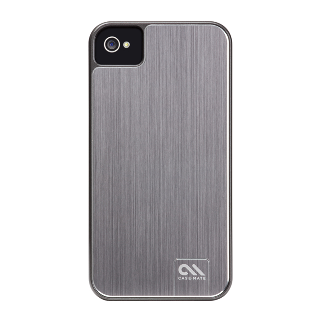 Case-Mate iPhone 4S / 4 Barely There Case Brushed Aluminum, Silverサブ画像