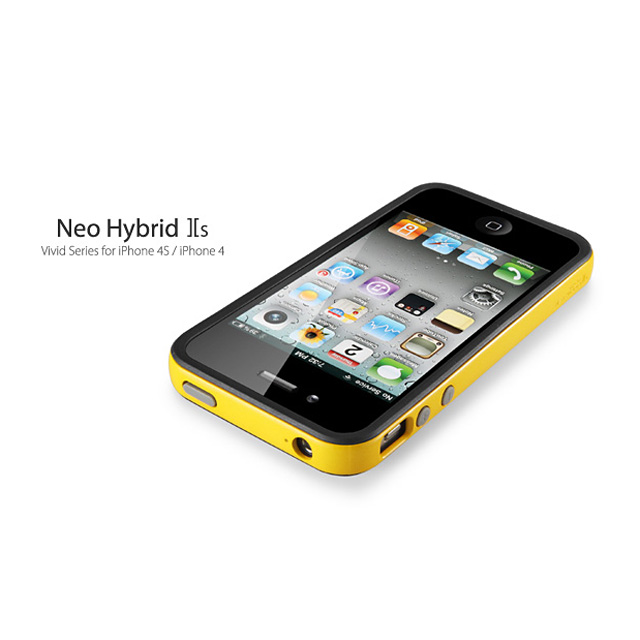 【iPhone4S/4 ケース】Neo Hybrid2S Vivid Series [Reventon Yellow]サブ画像