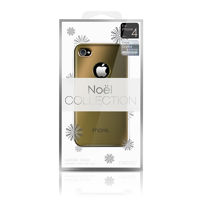 Noel Collection for iPhone4S/4 Dark Goldサブ画像