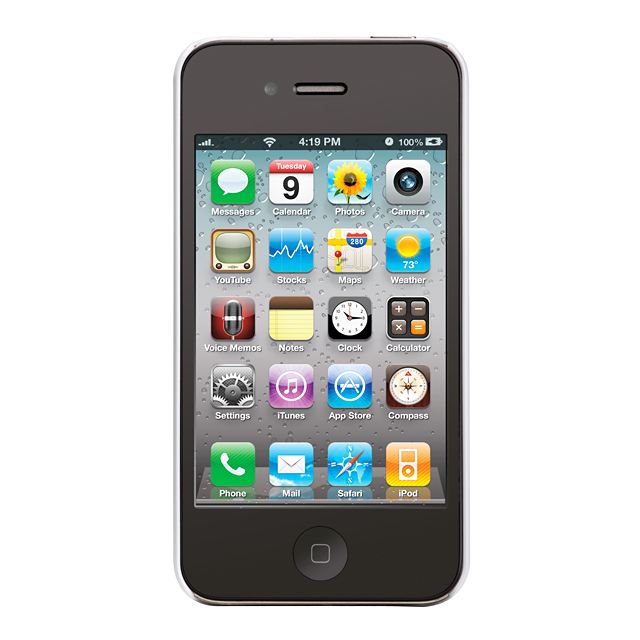 iPhone 4S/4 兼用 カードホルダー付ハードケース ID Case Glossy Whiteサブ画像