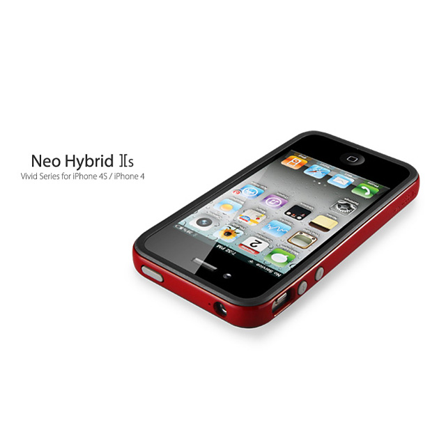 【iPhone4S/4 ケース】Neo Hybrid2S Vivid Series [Dante Red]goods_nameサブ画像