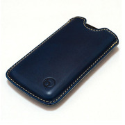 【iPhone4S/4 ケース】ハンドメイドレザーケース for iPhone4S/4用 Ver2.0 ブルー