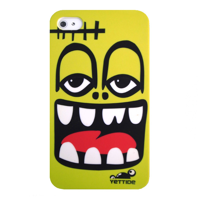 YETTIDE iPhone 4S / 4 Funny Face Case - Heehaw, Yellow