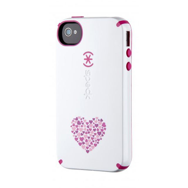 【iPhone4S/4】iPhone 4S CandyShell White/Raspberry LoveExplosion【限定モデル】