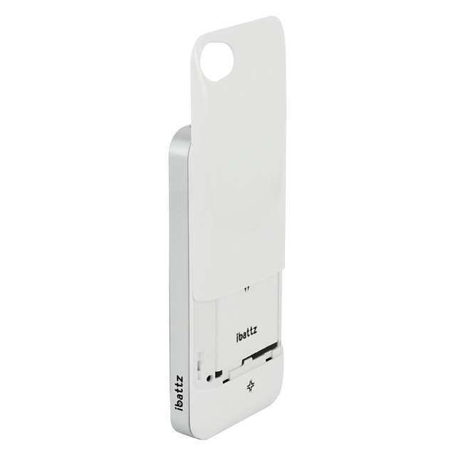 iBattz iPhone4S/4ハードケース 予備バッテリー2個付き Mojo Battery Case REMOVABLE ホワイトサブ画像