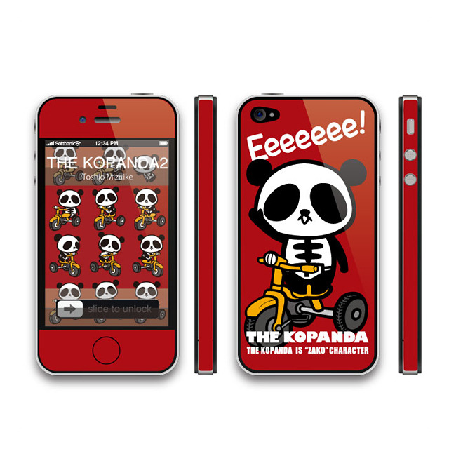 【iPhone4S/4 スキンシール】THINCLO THTYLE 『THE KOPANDA 2』