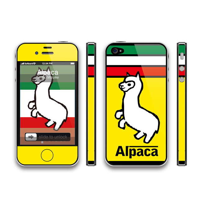 【iPhone4S/4 スキンシール】THINCLO THTYLE 『Alpaca』