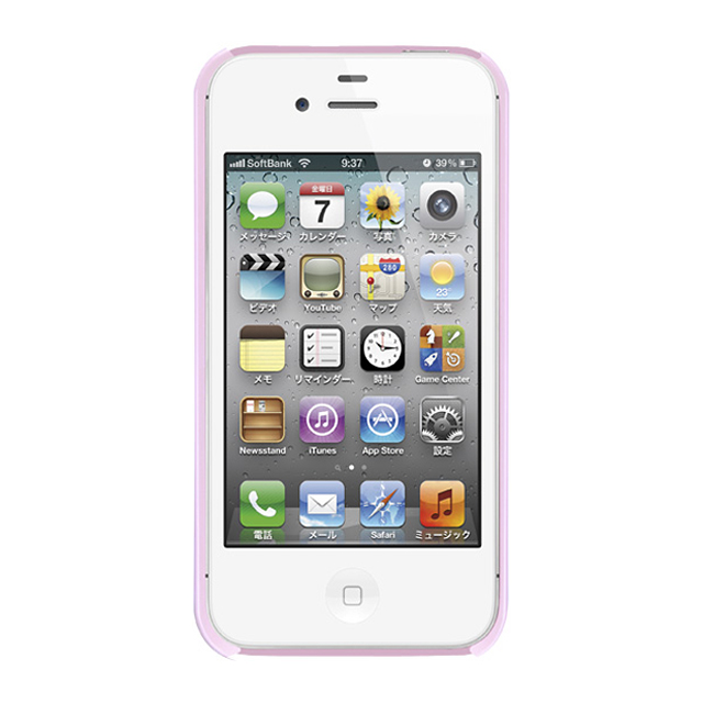 【iPhone4/4S ケース】Elegance (Baby Pink Crystal)goods_nameサブ画像