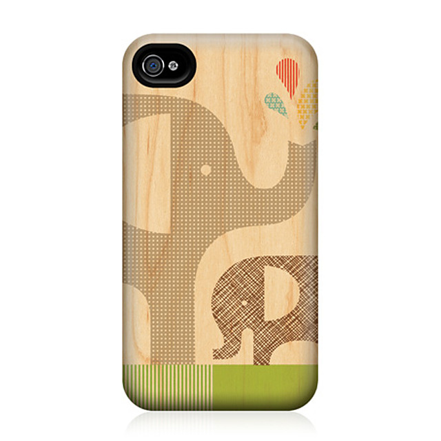 【iPhone4S/4 ケース】GELASKINS Hardcase Elephant with Calf