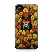 【iPhone4S/4 ケース】GELASKINS Hardcase Chance Meeting Forest Monsters