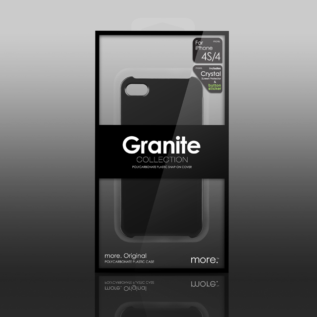 Granite Collection for iPhone 4S/4 Blackgoods_nameサブ画像