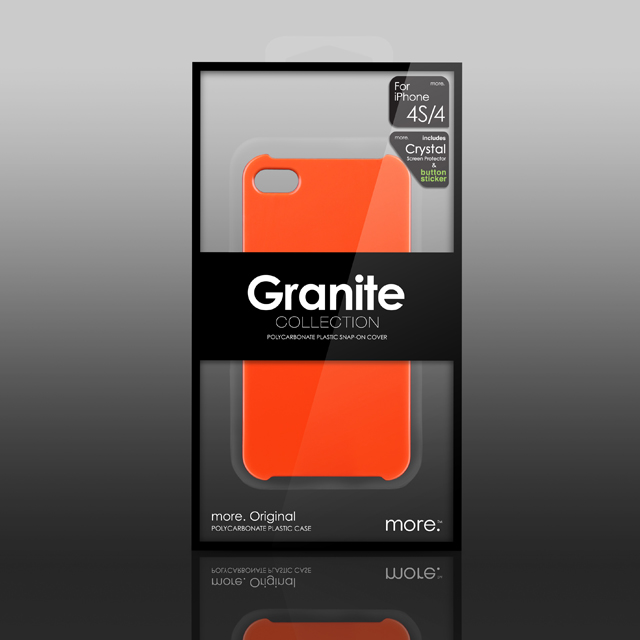 Granite Collection for iPhone 4S/4 Orangegoods_nameサブ画像