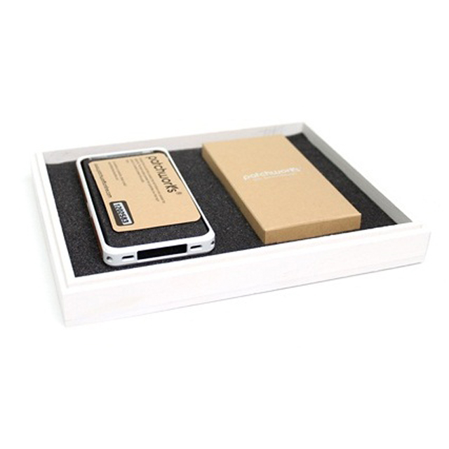 Alloy X Wood Bumper for iPhone 4/4S - White×Teakサブ画像
