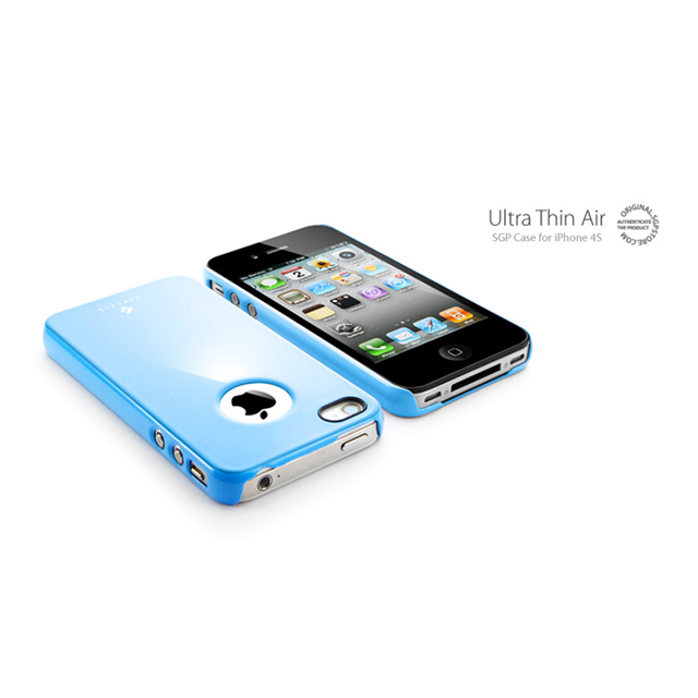 【iPhone4S/4 ケース】SGP Case Ultra Thin Air Pastel Series [Tender Blue]サブ画像