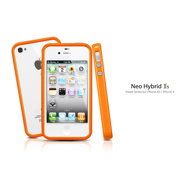 【iPhone4S/4 ケース】Neo Hybrid2S Pastel Series [Solaris Orange]goods_nameサブ画像