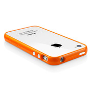【iPhone4S/4 ケース】SGP Case Linear EX Color Series [Solaris Orange]
