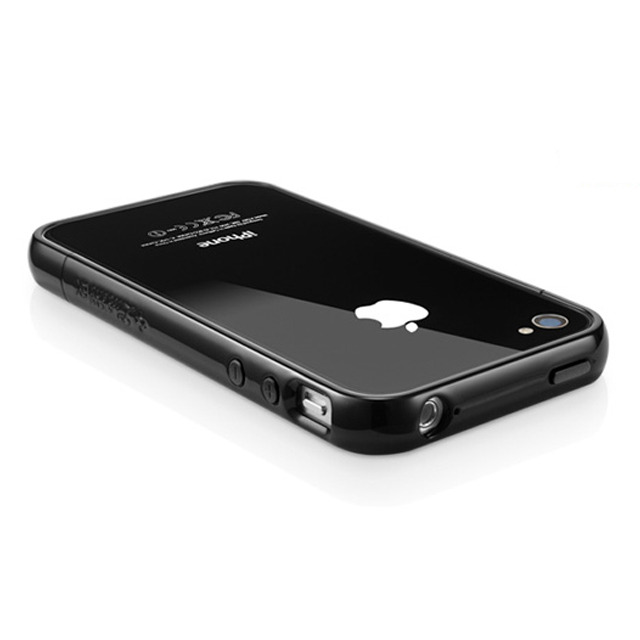 【iPhone4S/4 ケース】SGP Case Linear EX Color Series [Soul Black]